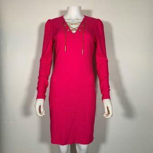 COPY - Michael Michael Kors Ribbed Lace-up Sweater Dress